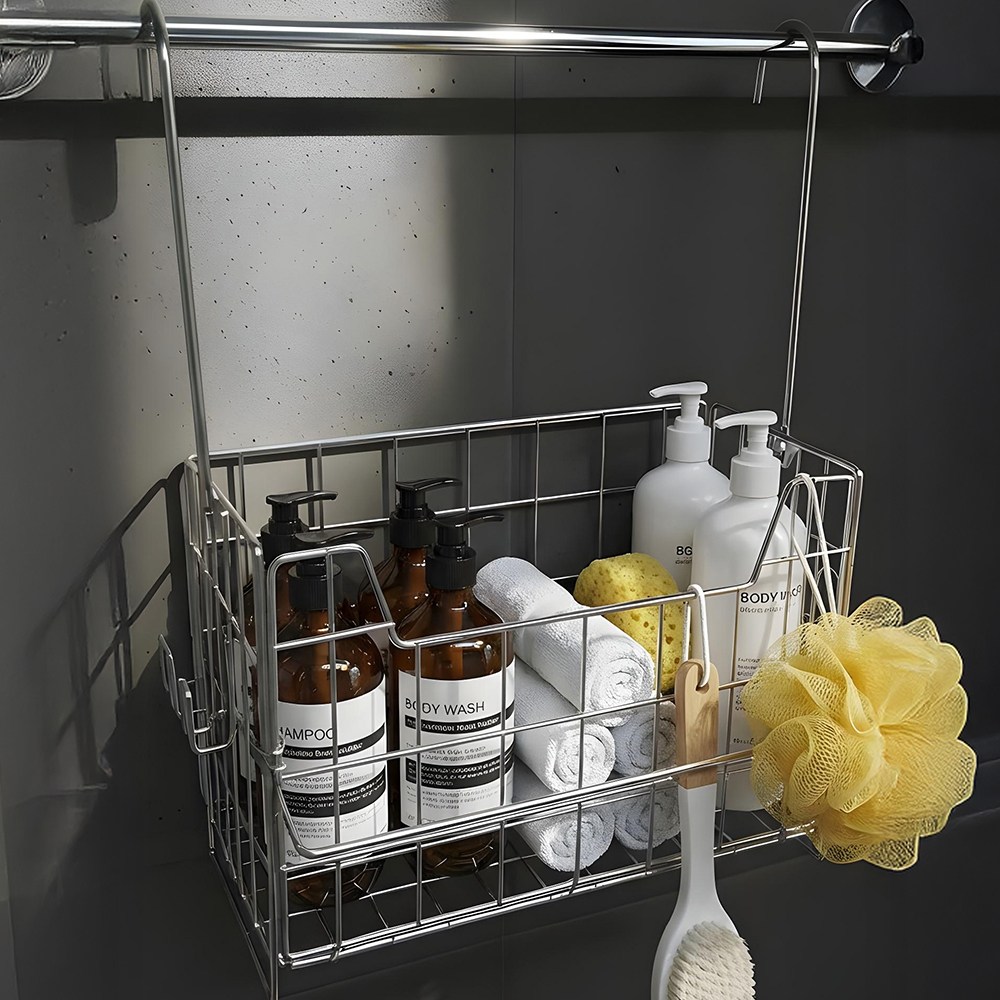 마치홈 스텐레스 무타공 욕실선반 바스켓, 1개 23,800원