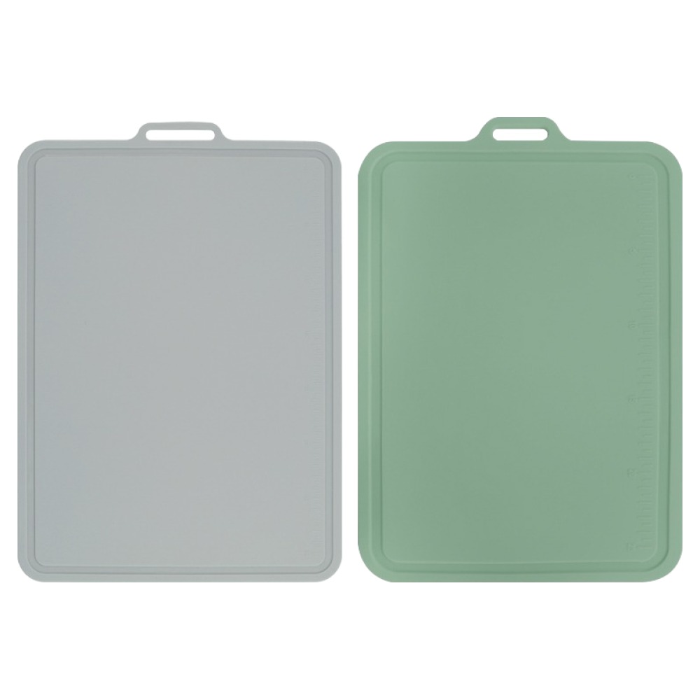 실리콘스토리 항균 실리콘 플래티넘 양면 도마 대형 2종 세트, 1세트, 블루그레이 + 민트 33,700원