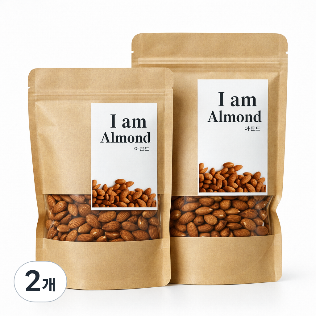 [나나컴퍼니] 캘리포니아 햇 볶음아몬드, 2개, 600g 26,900원