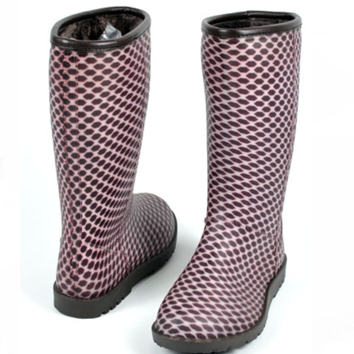 [SJshoes] 국내산 겨울 방한 논슬립 어그 스타일 여성 털 긴장화 금해 다이아브라운 28,000원