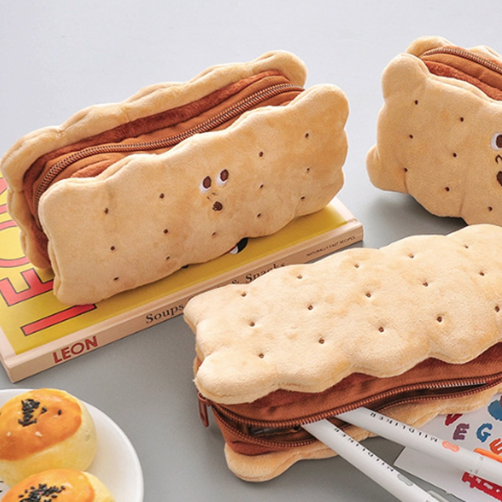 과자필통 중학생필통 초등필통 고등학생필통 색연필필통 대학생필통 천필통 대용량필통 필통파우치, 1개, 크래커 9,900원