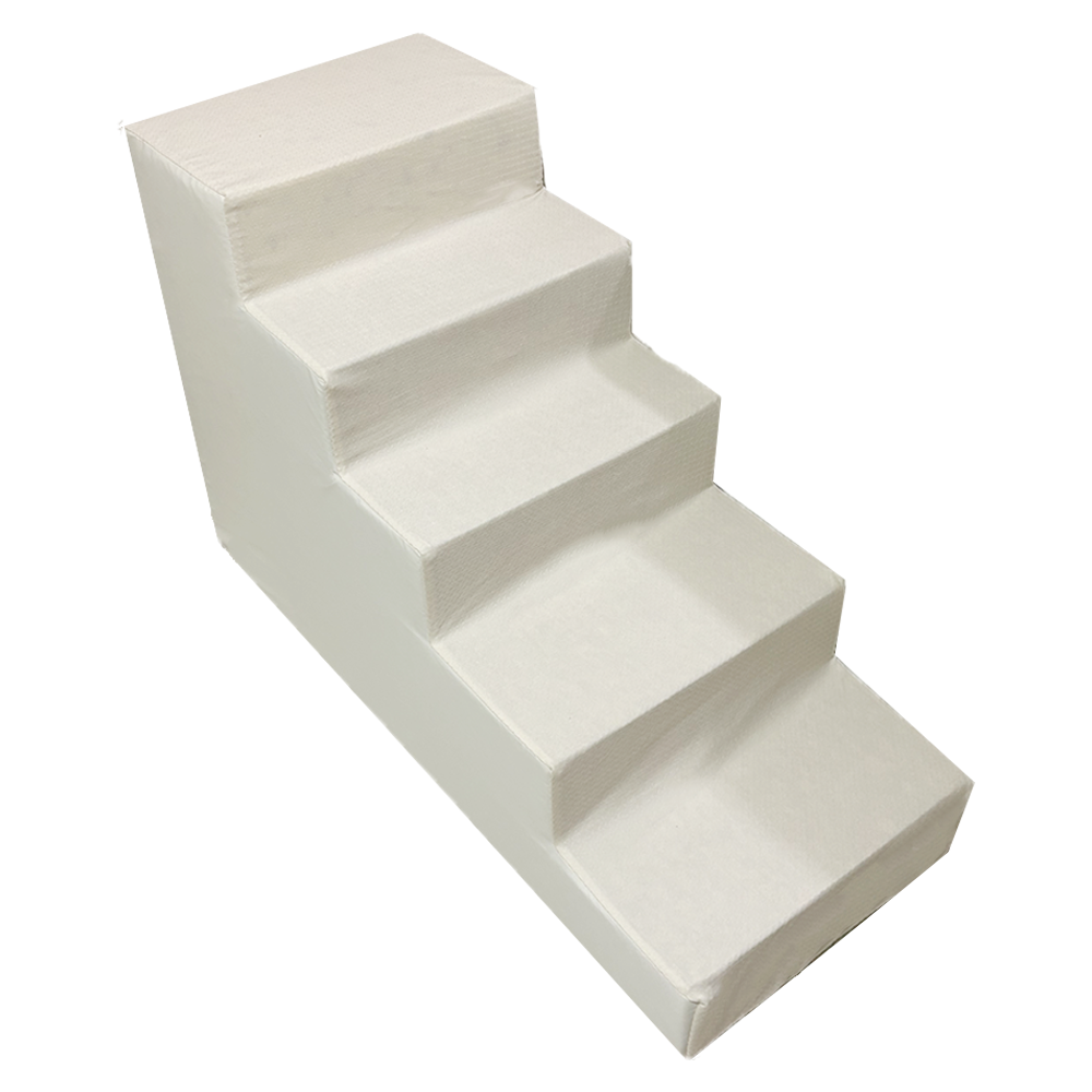 8DECO 강아지계단 5단 60cm 펫스텝, 애견계단, 그레이계단, play5 논슬립 클라우드 크림, 1개 74,900원
