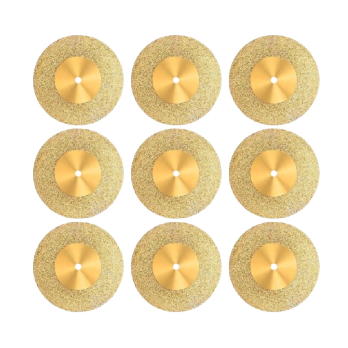 tinduo 티타늄 코팅다이아 절단석 돌 대리석 금속 커팅 미니 다이아몬드날 10장 어댑터2개 세트, 1개 13,100원