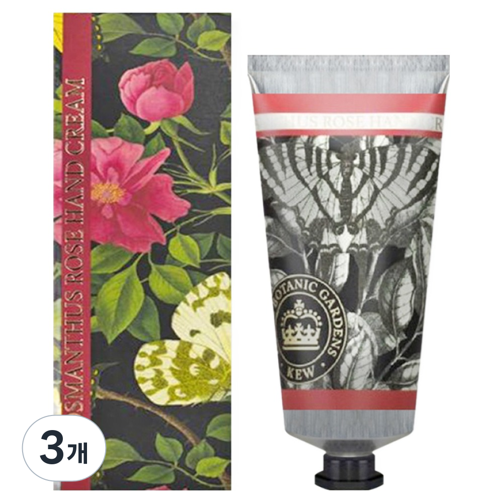 큐가든 오스만투스 로즈 핸드크림, 75ml, 3개 86,400원