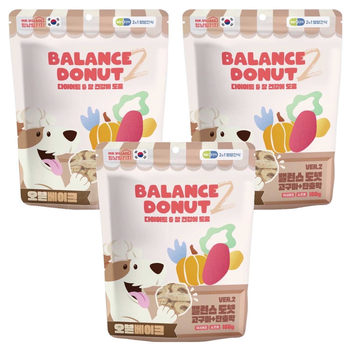 멍냥빌리지 강아지 밸런스도넛 가수분해 간식 20,100원
