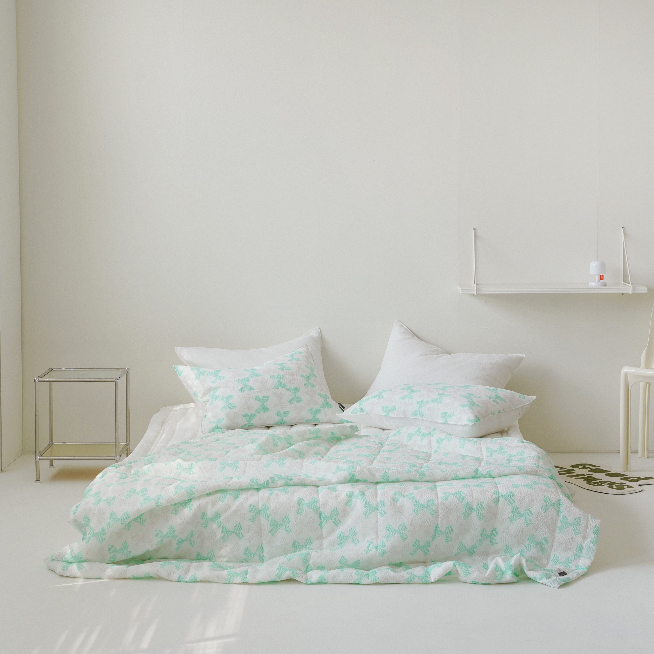 노컨셉 홀리데이 프린트 시어서커 여름 차렵이불 침구세트 102,180원