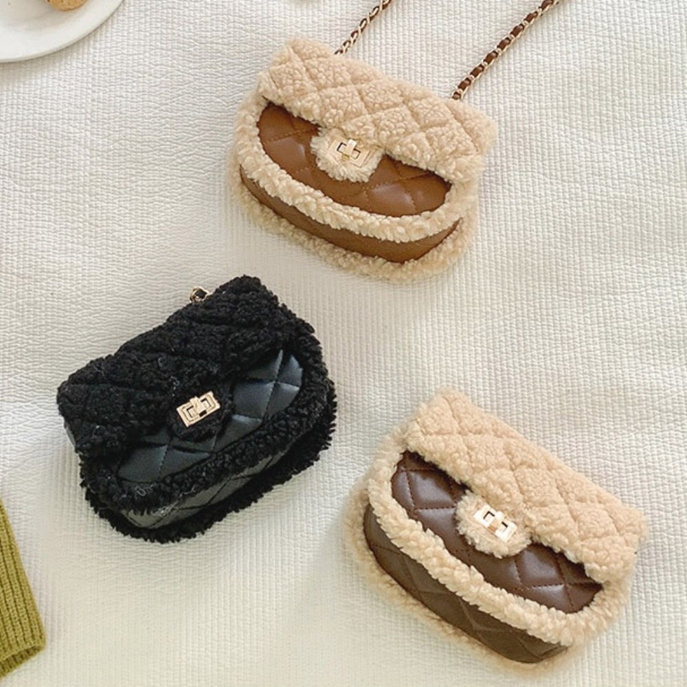 귀여운 미니 체인 크로스백 뽀글이 핸드백 가방 3color 42,510원