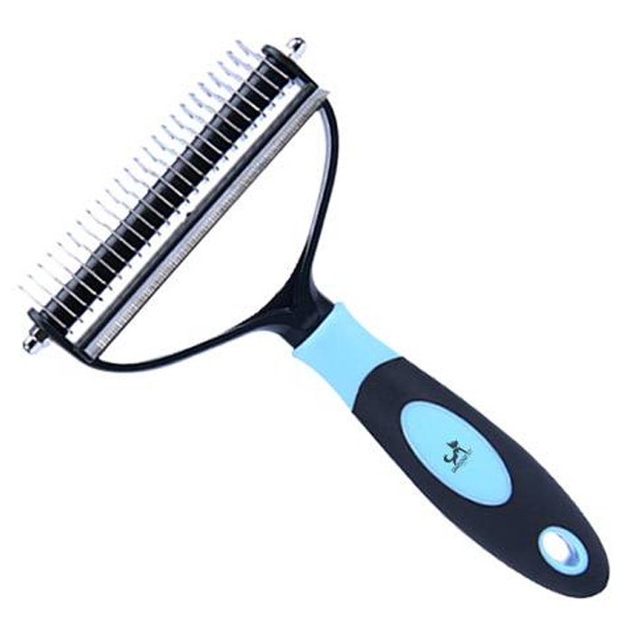 딩동펫 반려동물 2in1 죽은털제거 매듭 브러쉬 S 9,200원