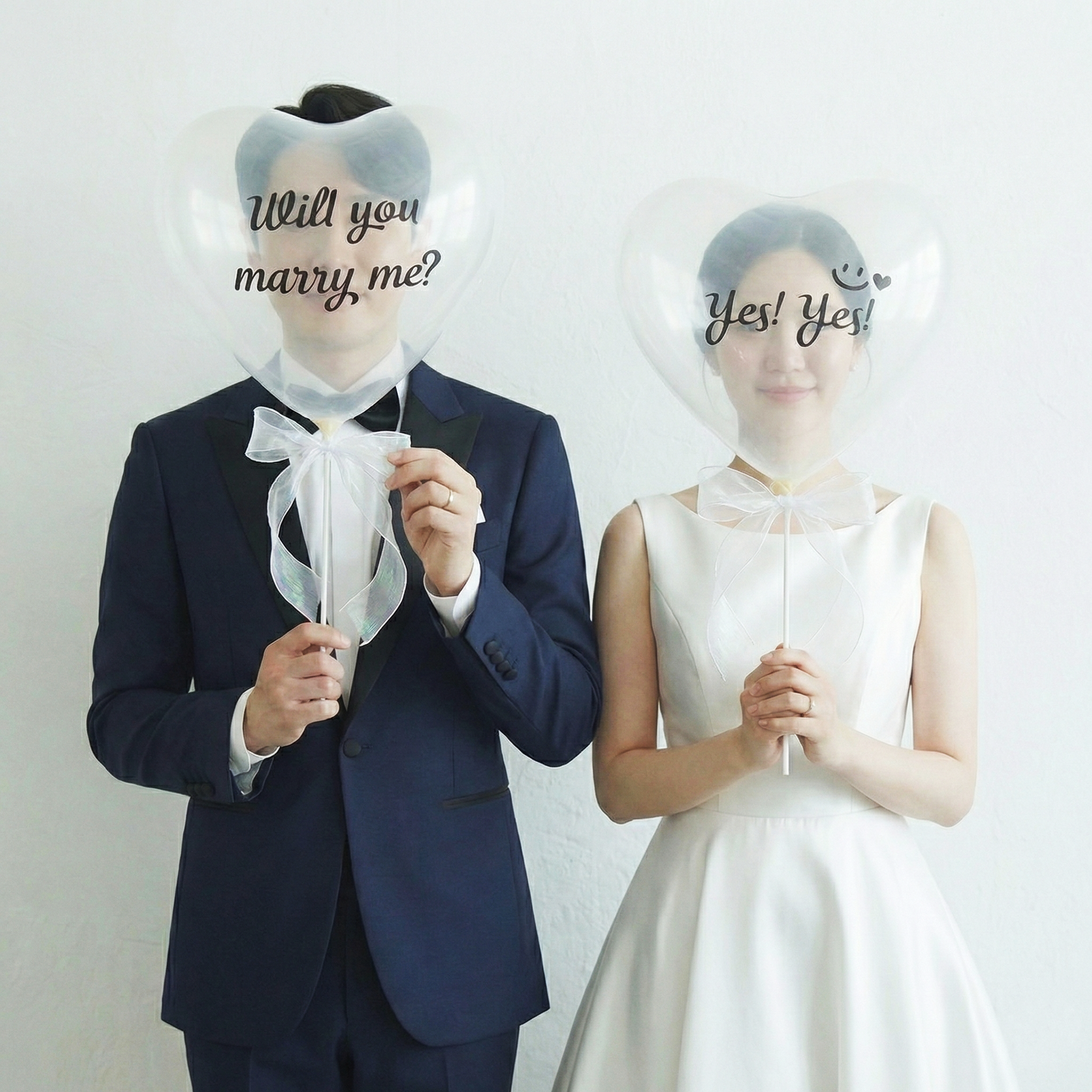 프로포즈 웨딩촬영 하트풍선 쉬운 DIY 레터링 세트 윌유메리미, 1개, 투명풍선 9,900원