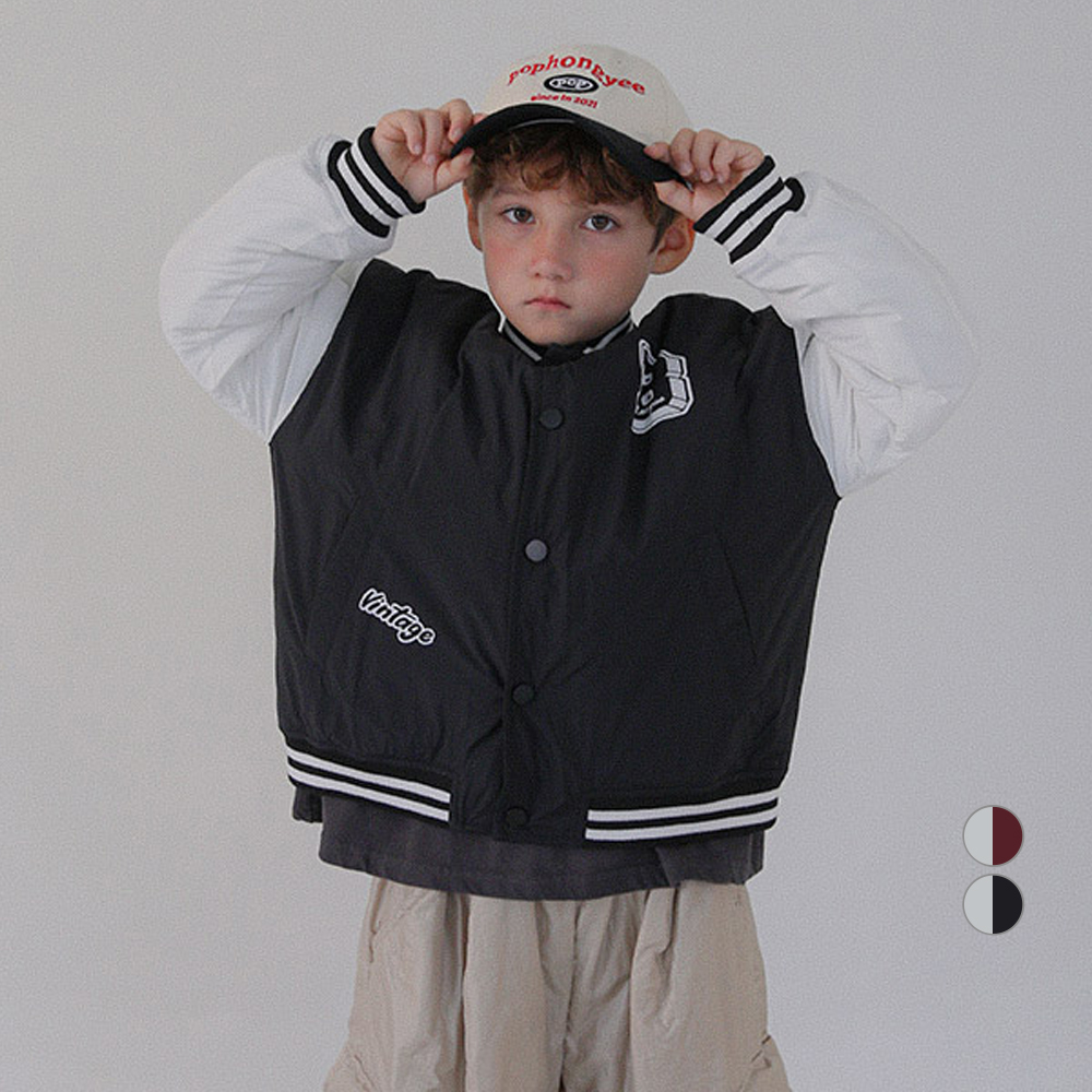 베리클로젯 주니어 남아용 챔피온 리그 바시티 패딩 30,400원