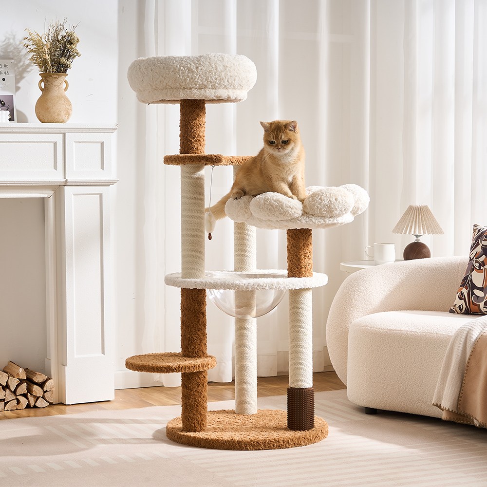 펫인꼬 대형 고양이 캣타워 캣폴 고양이놀이터 스크래쳐 해먹 포함 다묘가정용 79,000원