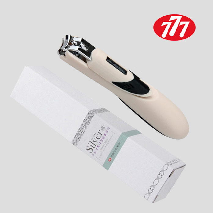 쓰리세븐 777 특대형 발톱깍이 (N-221VSC 1P) 기능성 노인용 두꺼운 발톱깍기 빅사이즈 대형 손톱깍이 실버용, 1개 10,400원