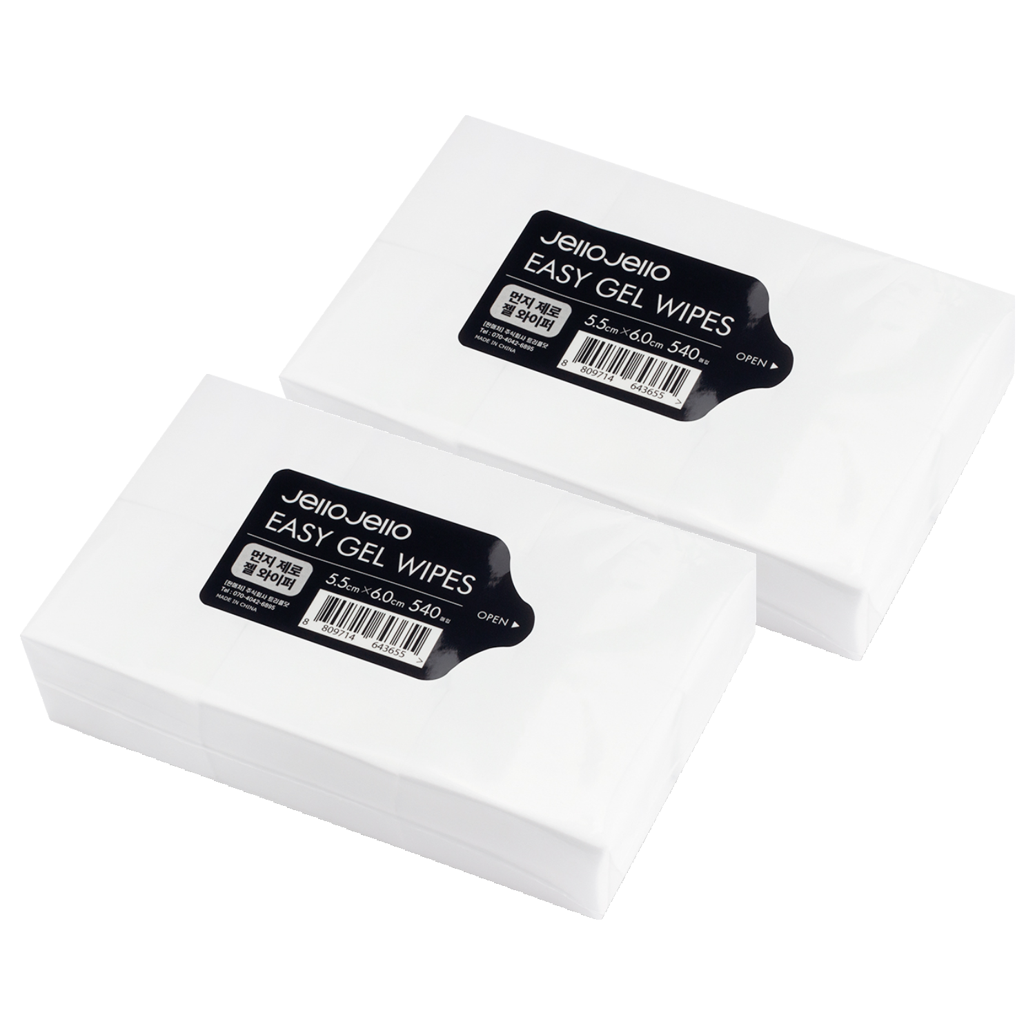 젤로젤로 이지 젤 네일 와이퍼 540p, 2개, 단일색상 11,800원