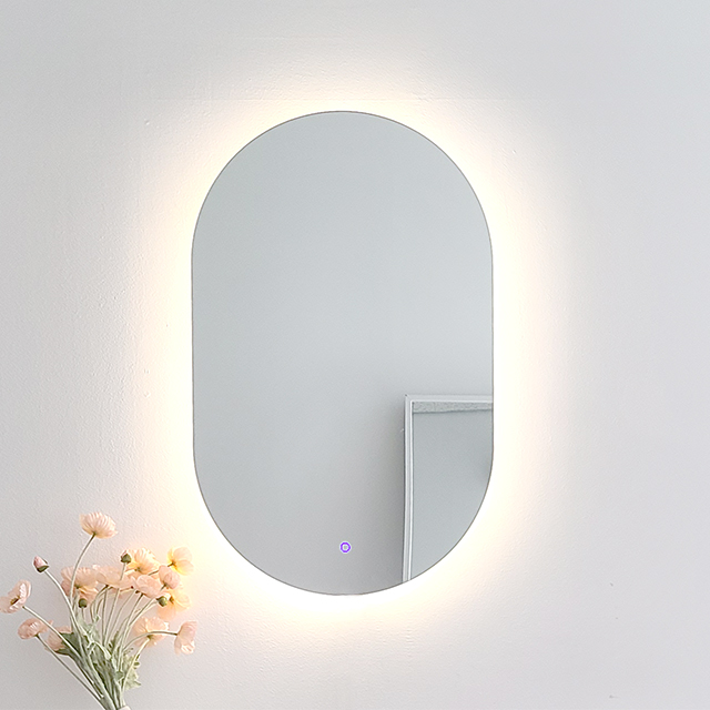 KC인증 터치형 3색변환 LED 터치형 타원 조명거울 인테리어 벽거울 화장대 탁상 83,000원