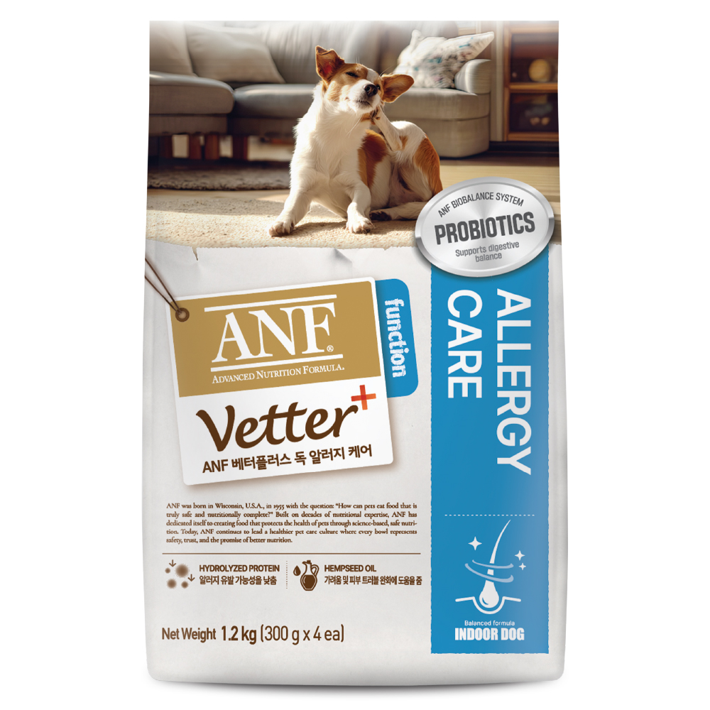 ANF 베터플러스 독 기능성 사료, 피부/피모+알러지, 1.2kg, 1개 17,300원