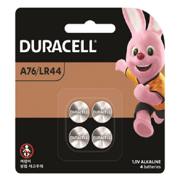 듀라셀 알카라인 코인 건전지 A76 LR44, 4개입, 2개 8,480원