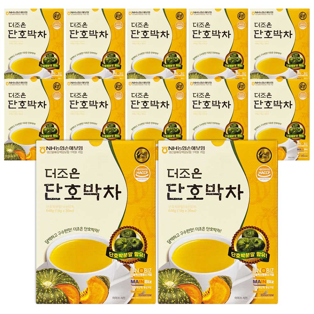 더조은 단호박차 식사대용 선식 스틱, 12개, 36개입, 18g 102,000원