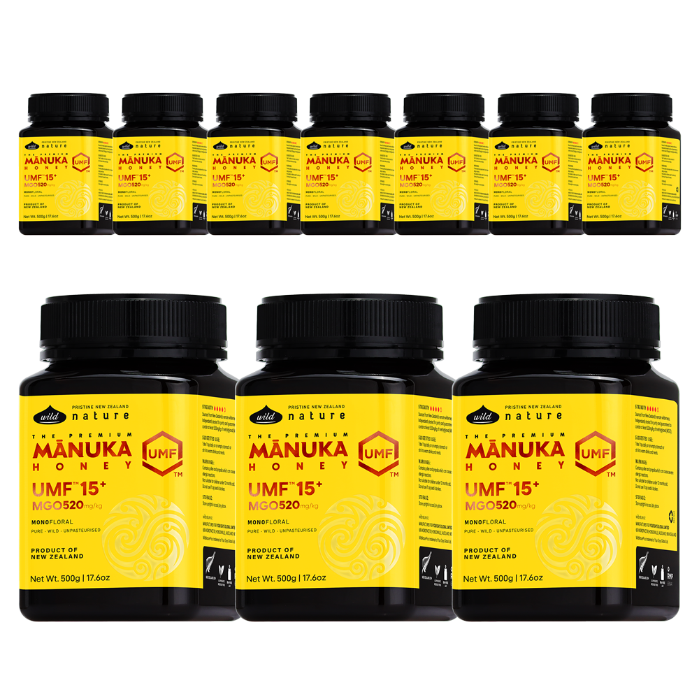 와일드네이처 뉴질랜드 마누카꿀 UMF15+ (MGO520+), 500g, 10개 498,000원