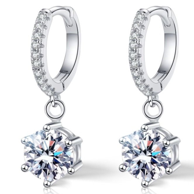 [엑설런트컷팅/GRA인증서] 모이사나이트 랩다이아 5부 10부 드랍 귀걸이 158,000원