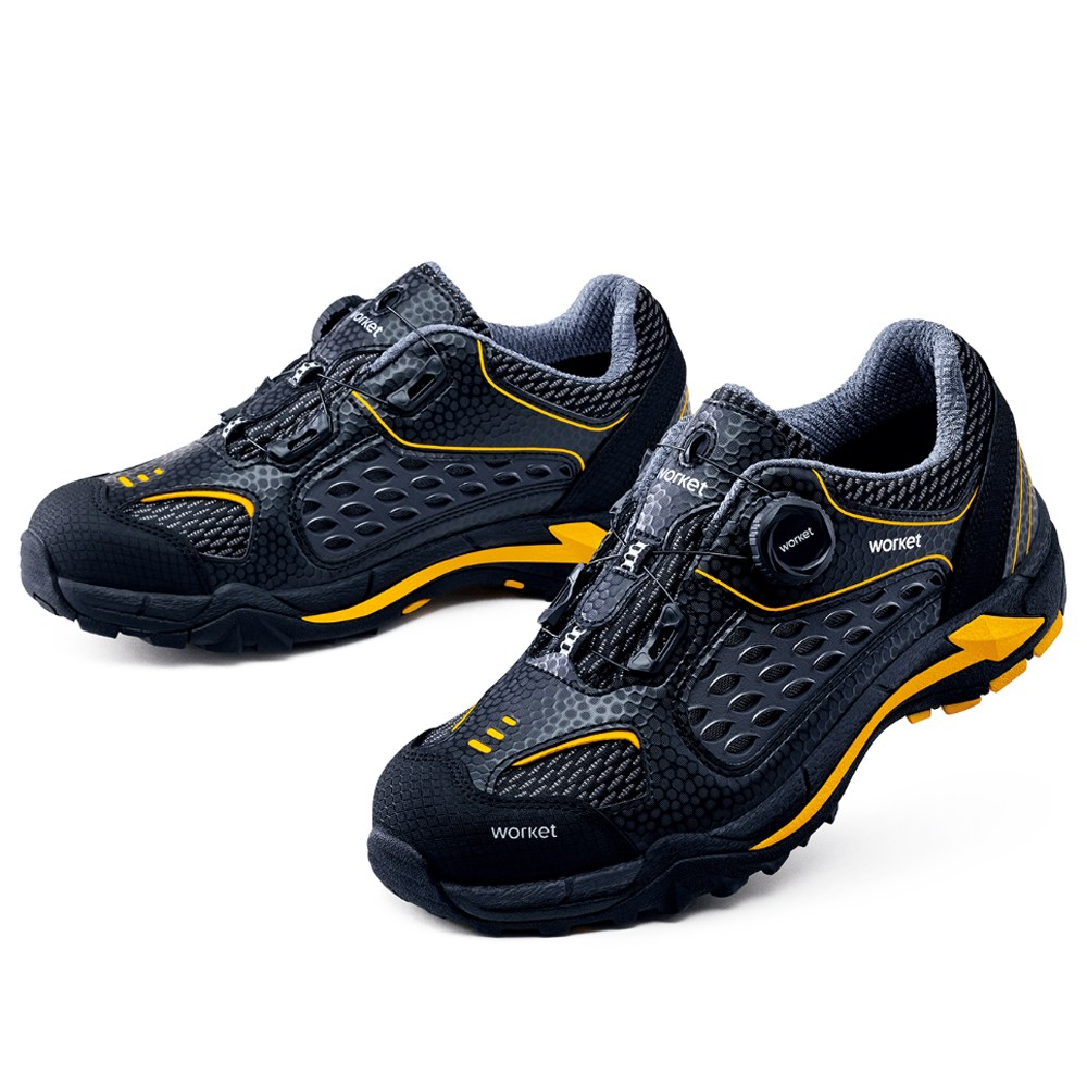 워킷 안전화 블랙 옐로우 고급 4인치 다이얼 통풍 가벼운 안전화 건설 제조 물류 유통 운수 창고 외 85,800원