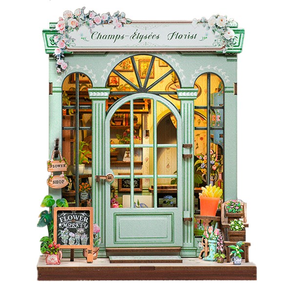핸즈크라프트 diy 미니어처 만들기 북눅 북엔드 샹젤리제 꽃집, 샹젤리제 꽃집, 1개 43,000원