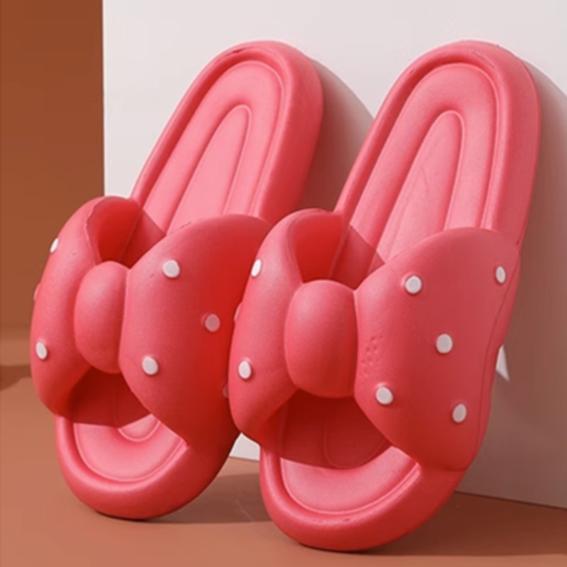 리본 쿠션 층간소음 EVA 슬리퍼, 세련된 로즈, 1개 11,700원