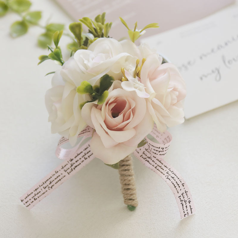 봄부쿠 조화 꽃코사지 행사용 남자 부토니에 꽃사지, 1개, 05 코사지 9,200원