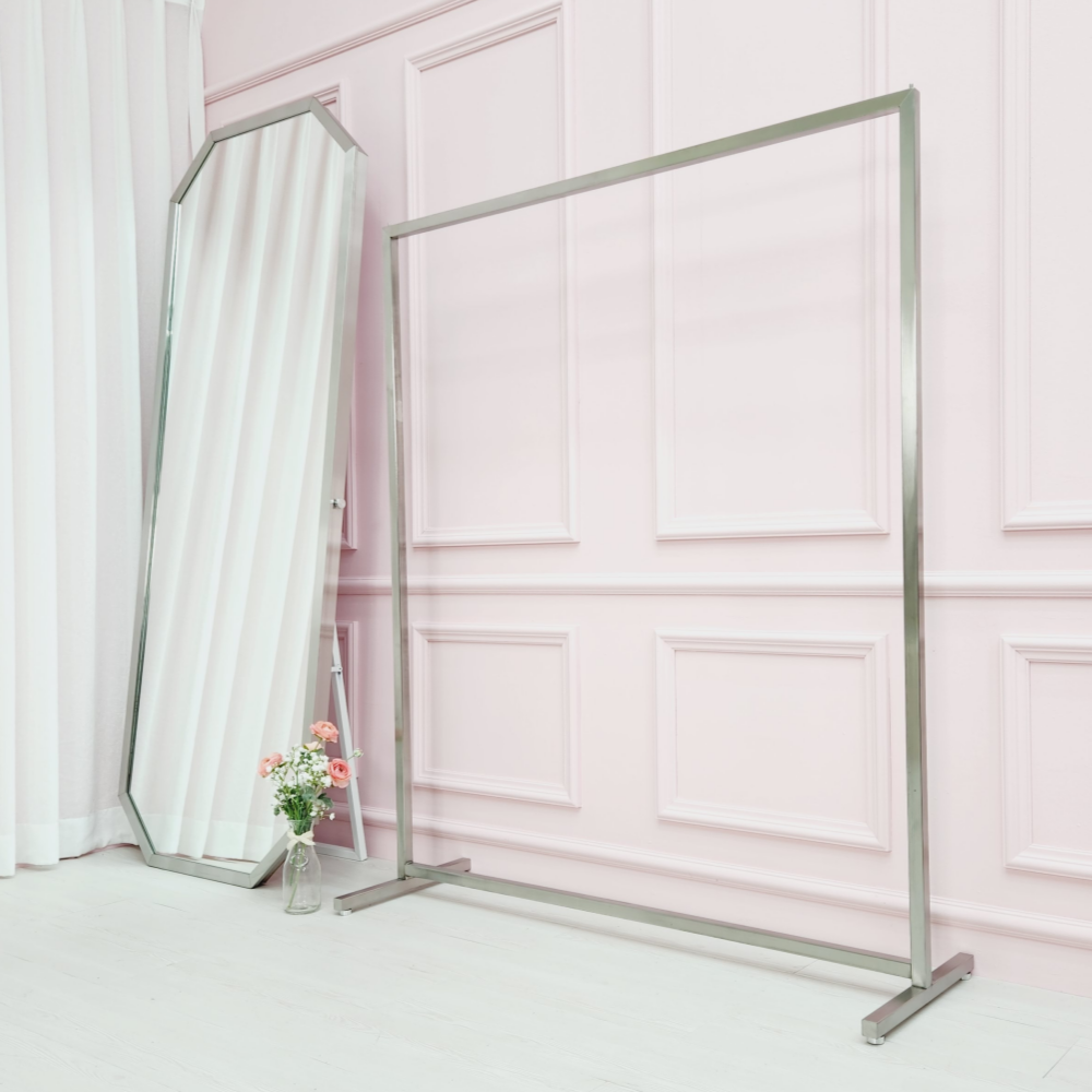 디자인단단 옷가게 의류매장 스테인리스 스탠드 행거 시그니처B 177,000원