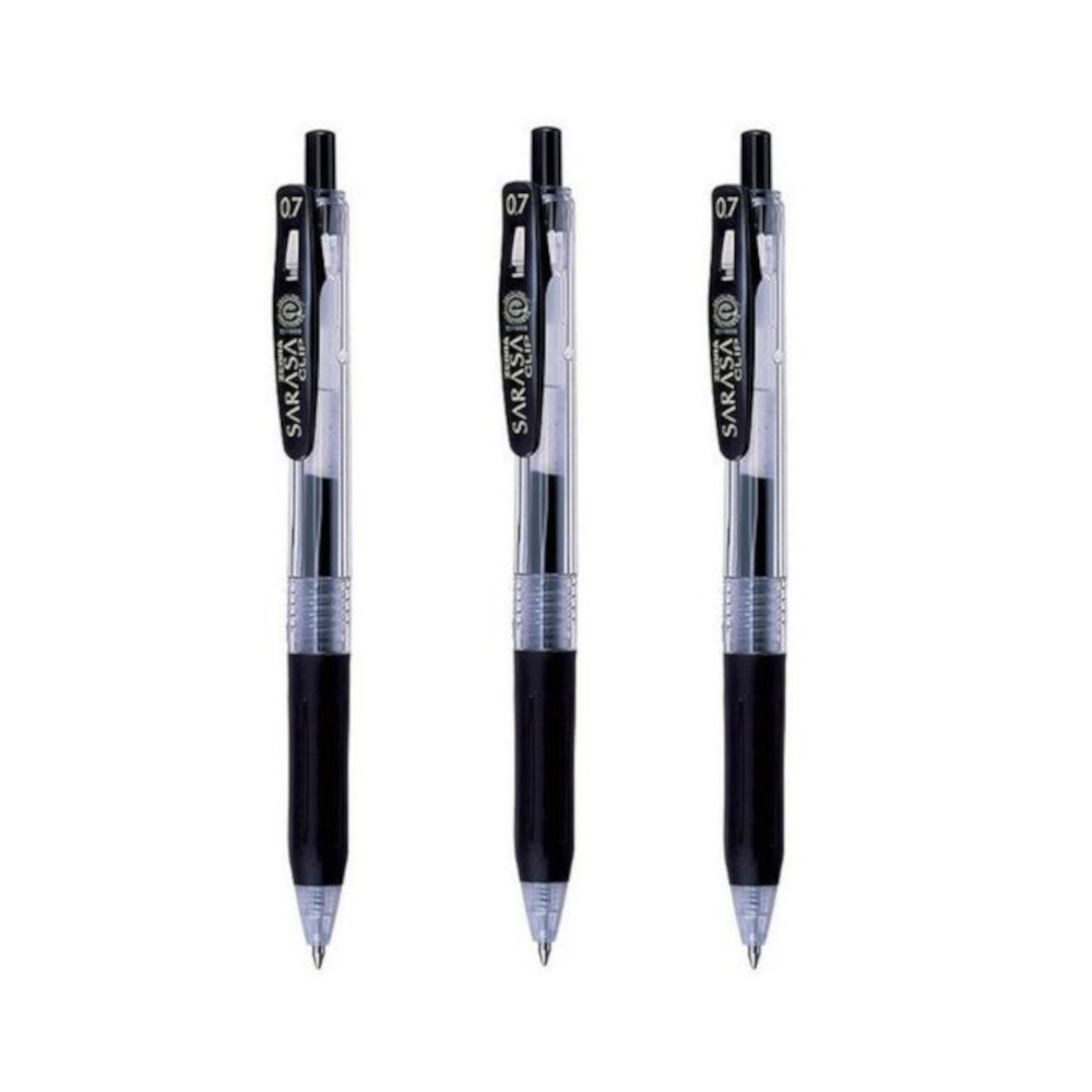 제브라 중성펜 사라사클립 JJB15 0.7mm 흑색(3개입), 3개 10,700원