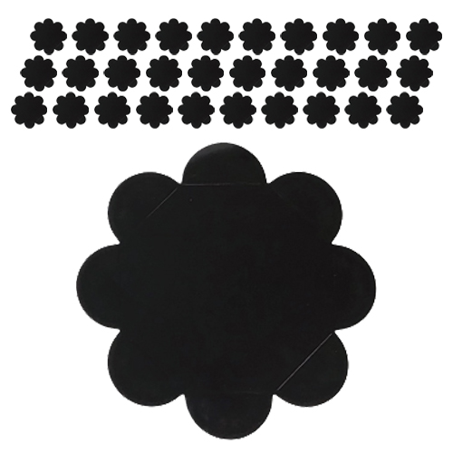 천운패키지 쉬폰받침 1호, 블랙, 100개 8,900원