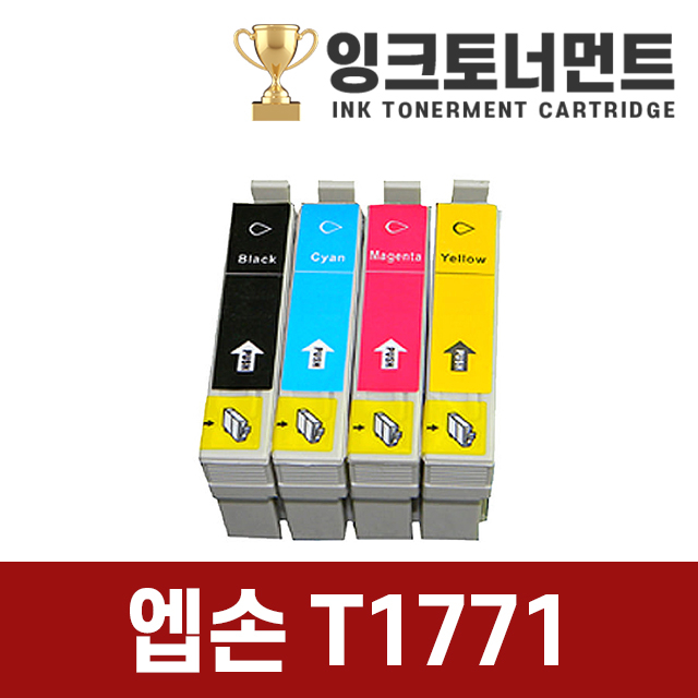무료배송 앱손 T1771 고품질 깔끔한 호환잉크 T1772 T1774 XP225 XP202 XP302 XP402, 검정 T1771BK, 1개 6,900원