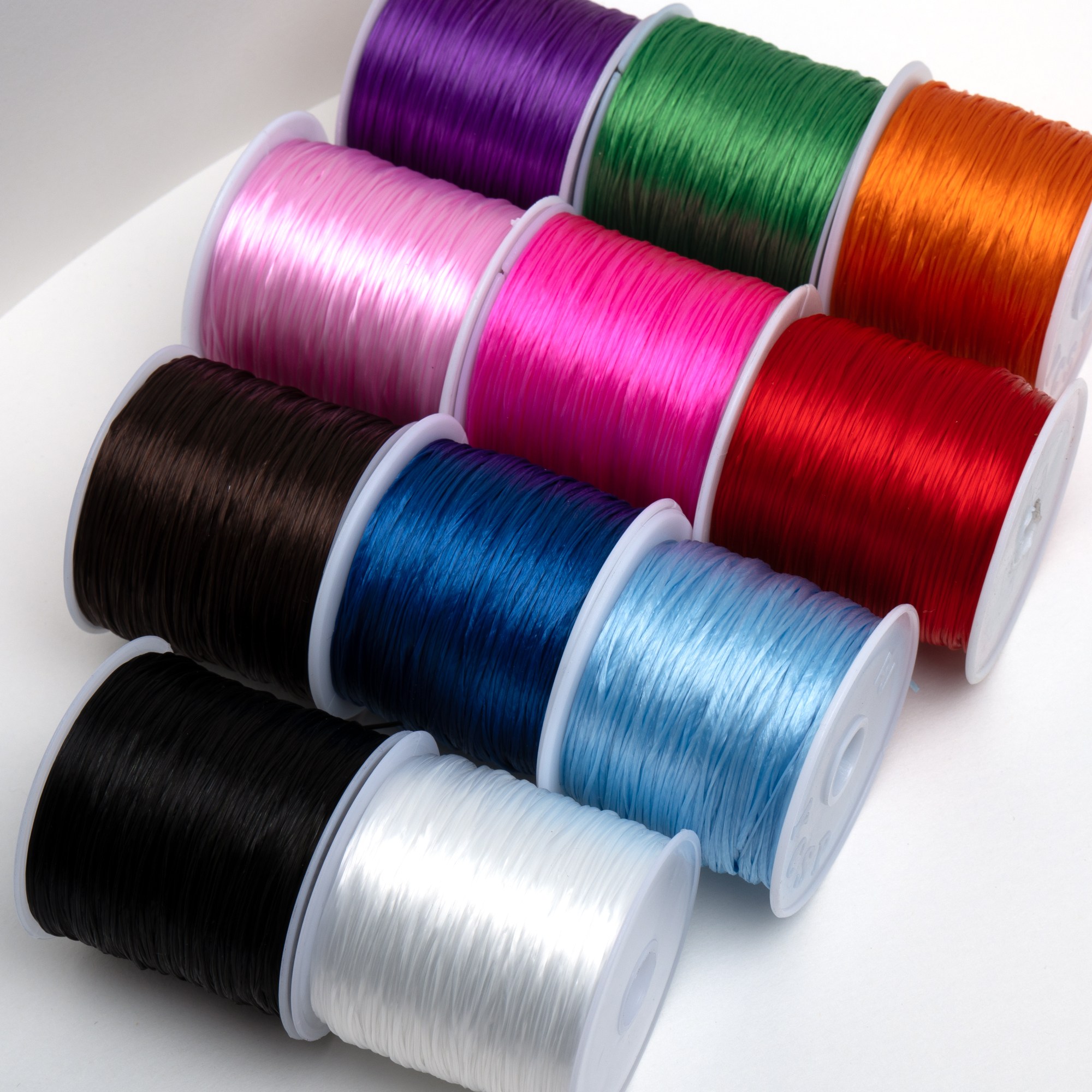 [엔비즈] 미세 겹줄 우레탄줄 늘어나는 팔찌줄 고무줄 1mm (1롤/대용량45m) 비즈공예 악세사리 재료 4,200원