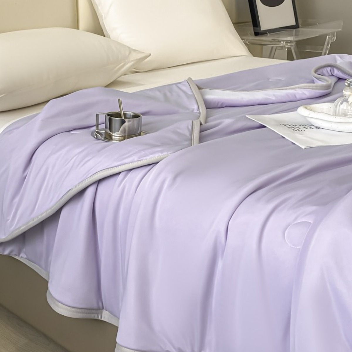 [시즌오프] Frokom 시원한 아이스 실크 쿨링 냉감 차렵이불 여름 이불 16,900원