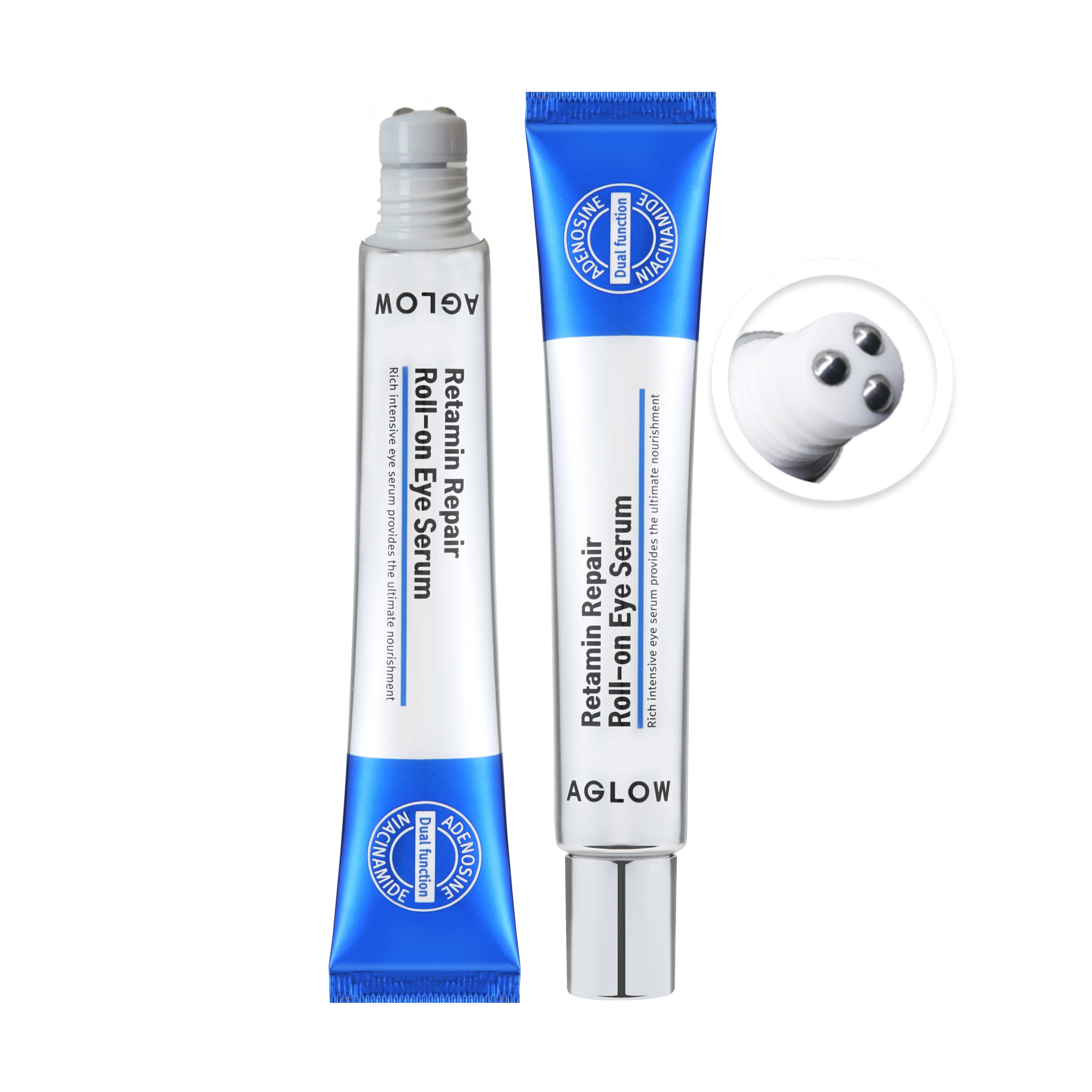 멜라트 어글로우 롤 온 아이 세럼 / 레티놀 아이크림 눈가주름 팔자 다크서클 붓기, 2개, 30ml 19,000원