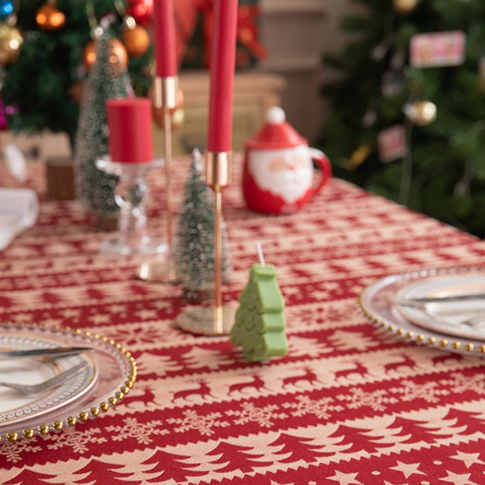 뷰라뷰 크리스마스 사각 원형 테슬 테이블보 식탁보 12,900원