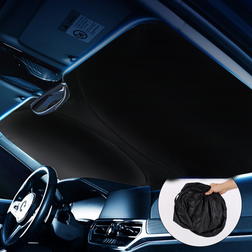 JP 차량 햇빛가리개 차량용 자동차 앞유리 햇빛가리개 원터치 보관용가방포함, 1개, 블랙 8,900원