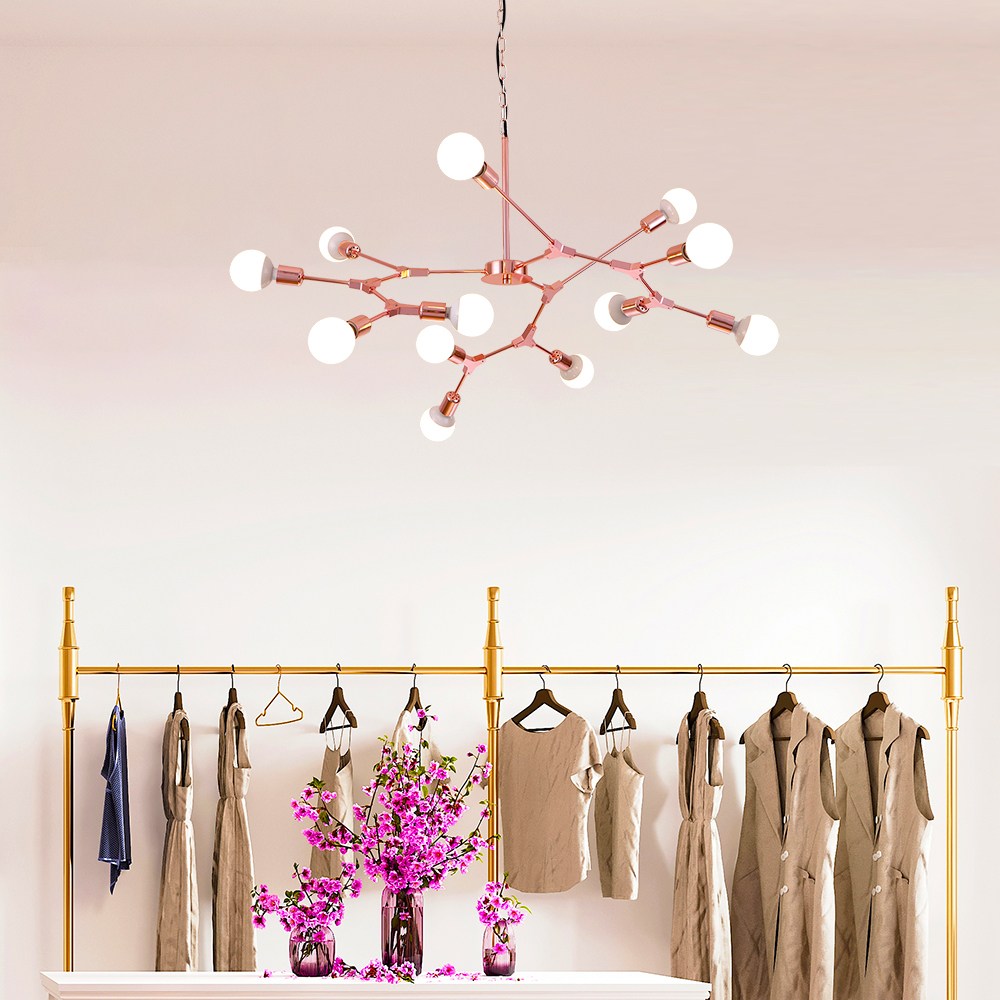 LED 조인트 12등 펜던트 체인타입 직부 파이프타입 나뭇가지조명 로비 복층 거실 카페 포인트 인테리어 398,000원