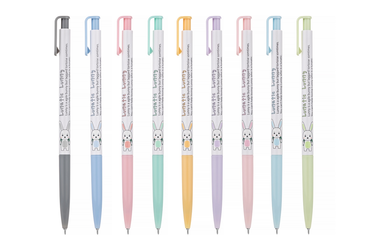 제노 0.38mm 루니캐릭터볼펜 9색세트, 1세트, 단품 4,860원