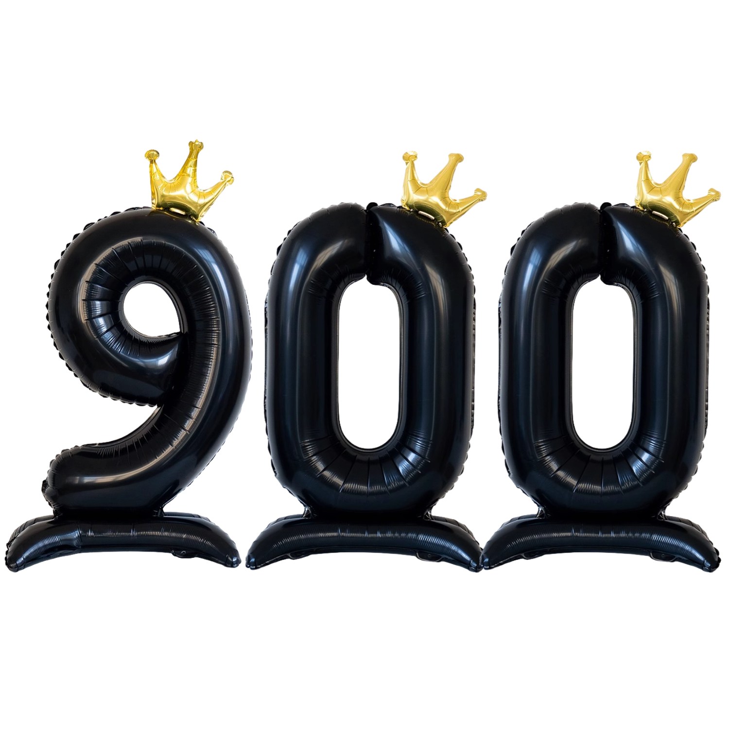 쏙쏙마켓 대형 스탠딩 숫자 은박 풍선 생일파티용품 블랙 15,800원