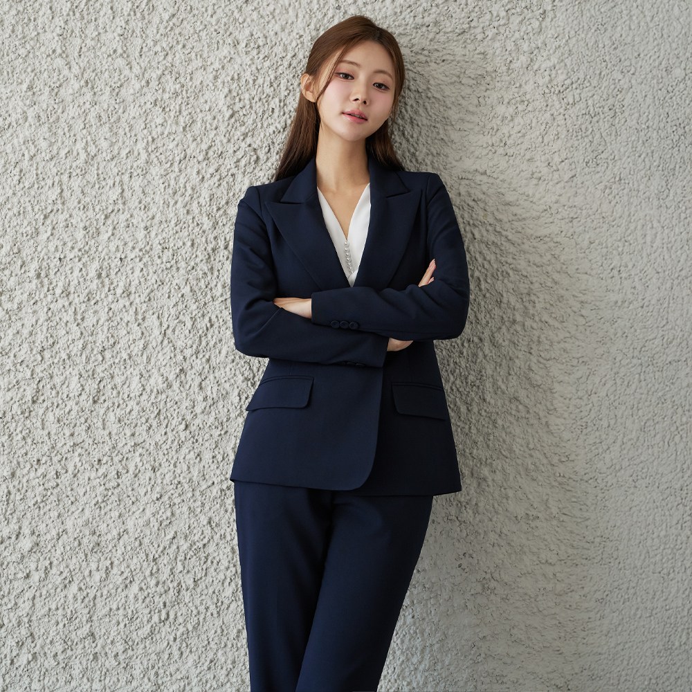 날씬해보이는 여성 정장 셋업 슬림핏 수트 세트 사계용 [에고스] 159,000원