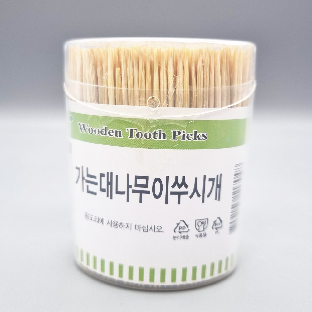 가는대나무 이쑤시개 약700개입 / 가정용 식당 나무 요지, 1세트, 700개입 690원