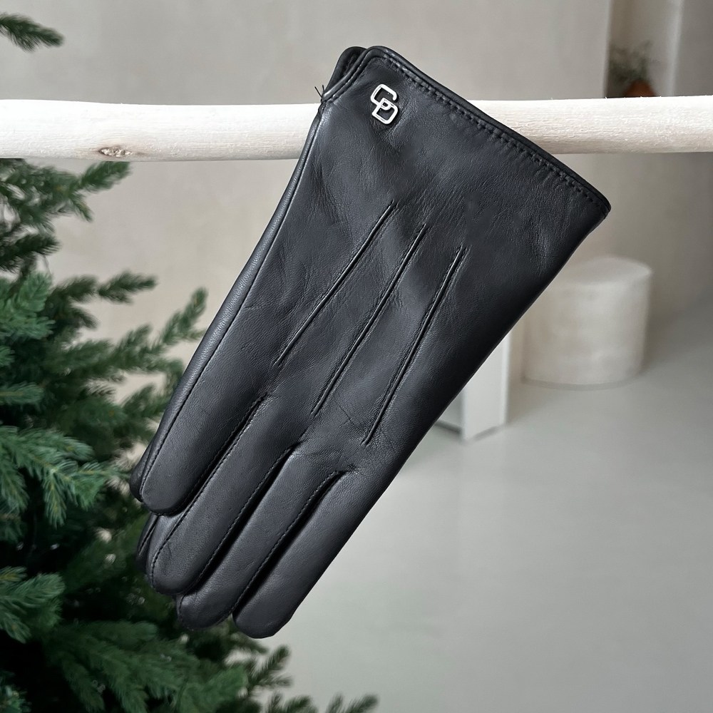 크로커다일 심플 로고 여성 가죽 장갑 49,900원