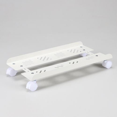 STAGER 컴퓨터 PC 본체 받침대 데스크탑 받침대 이동식 거치대 폭조절 가능, 1개, 화이트 11,000원