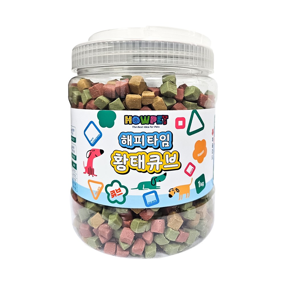 하우펫 해피타임 황태큐브 1kg 대용량 알러지예방 강아지 교육용 훈련용 노즈워크 칭찬간식 황태 져키 8,910원