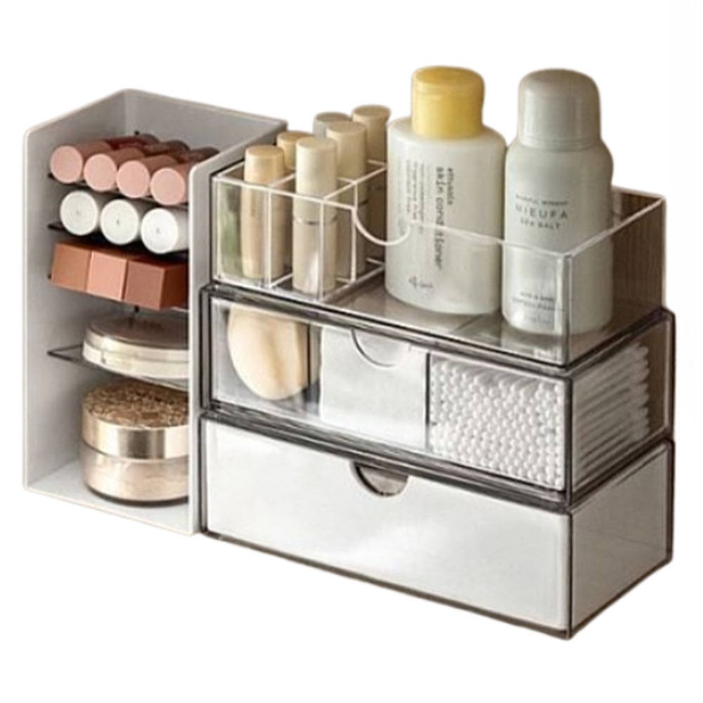 스윗브릿지 서랍형 슬라이딩 화장품 정리함 화장대 보관함 미니 서랍 아크릴 수납함, 1개 5,450원