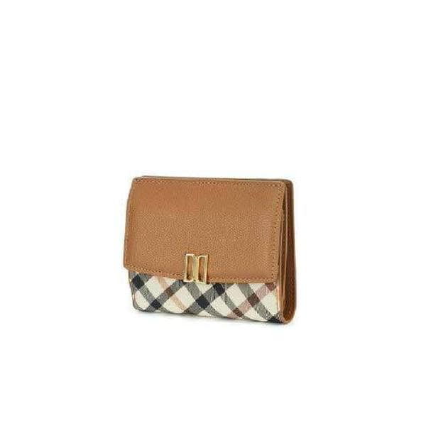 닥스 DCWA1E428W2 VICTORIA브라운 체크배색 가죽 반지갑 XAR066 VMT222 116,100원