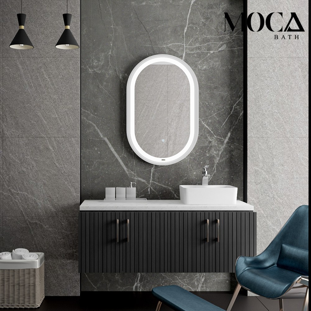 모카바스 오벌 시그니처 LED 타원형 조명 거울3색 밝기조절 389,500원