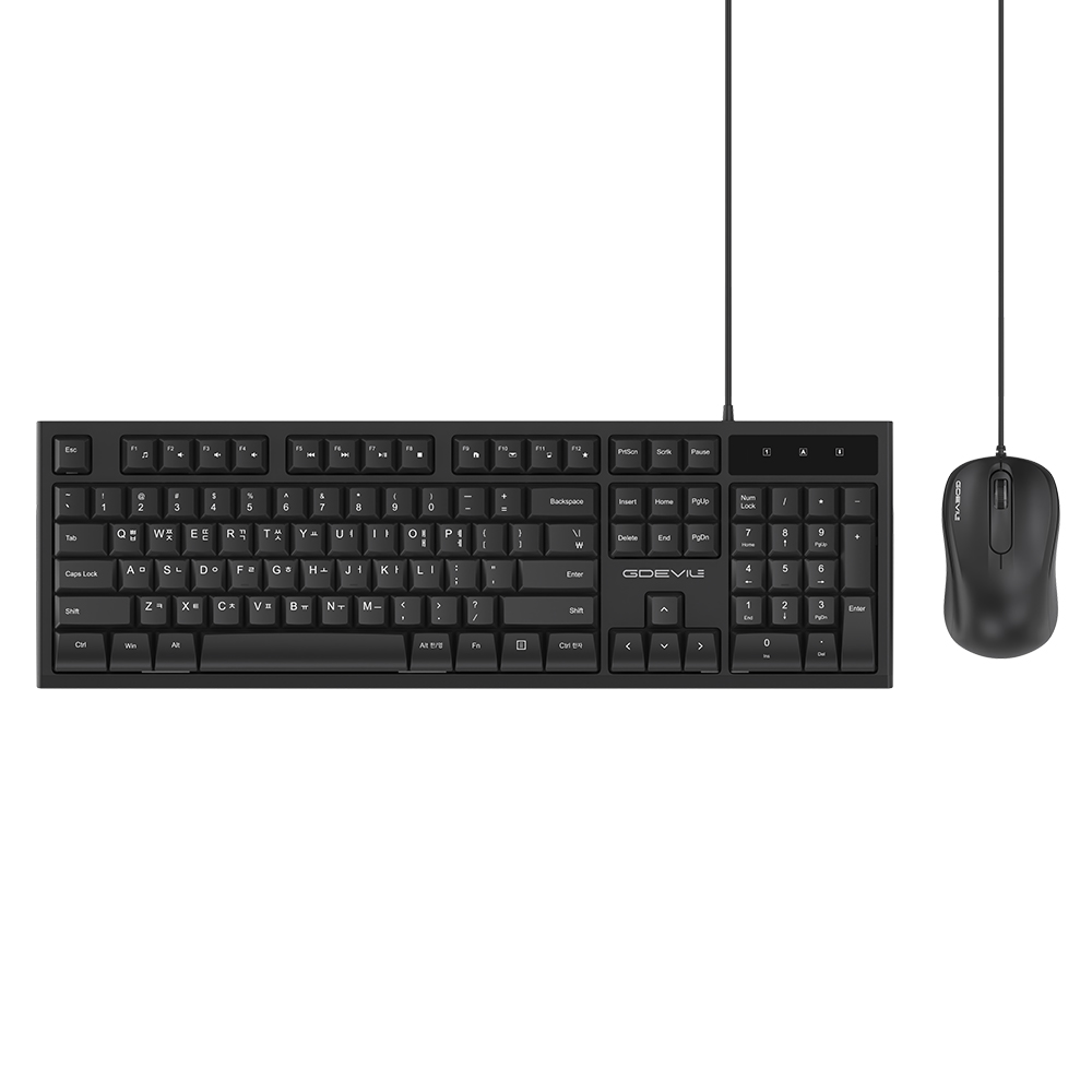 GDEVIL MK300 104KEY WIRED 유선 키보드 마우스 세트 16,900원