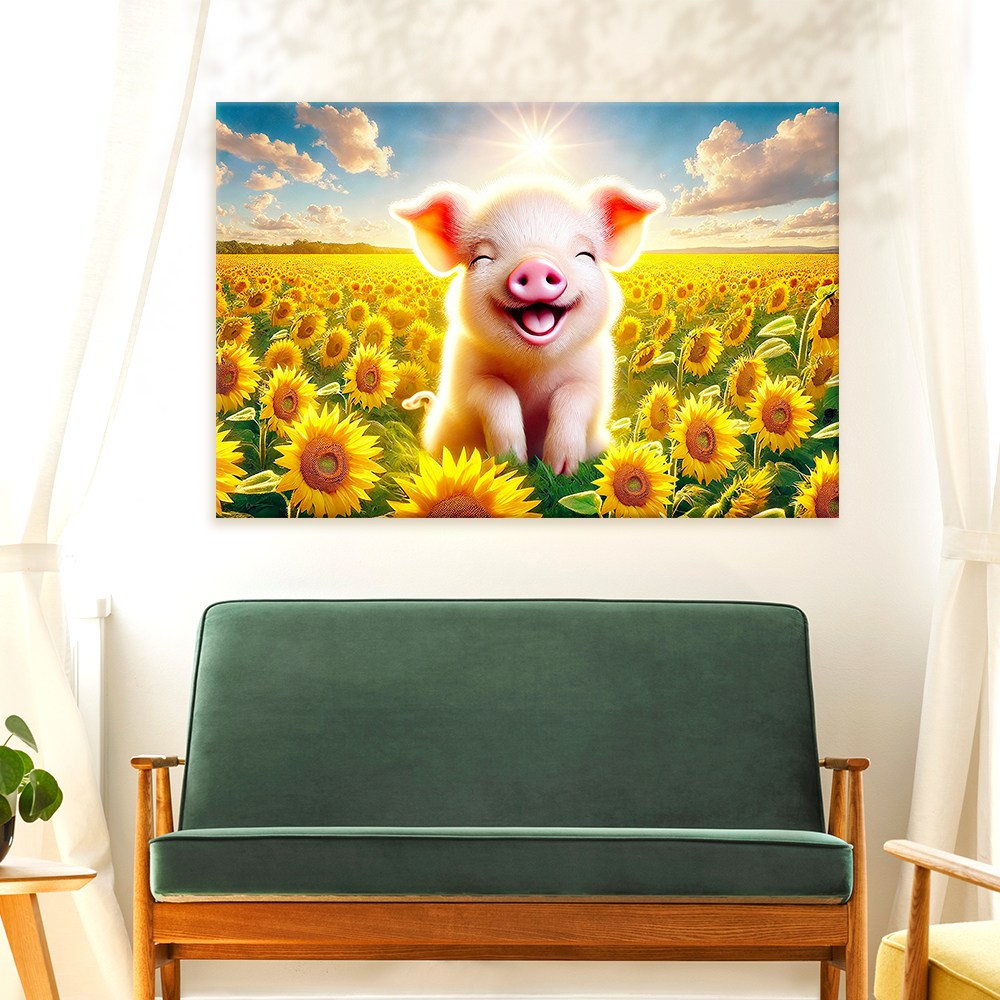 돈들어오는 금전운 해바라기 그림 캔버스액자 만복돼지 44,900원