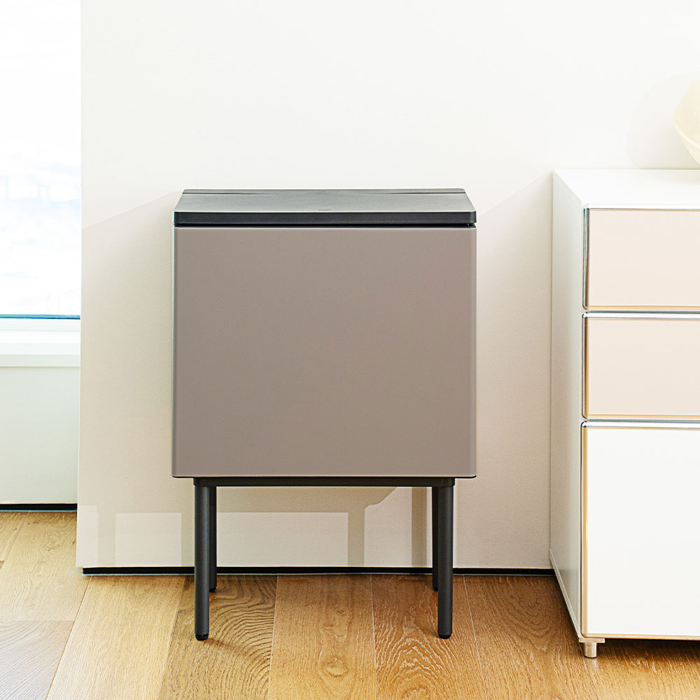 드웰러 오브제 휴지통 쓰레기통 냄새차단 20L+10L, 그레이 168,900원